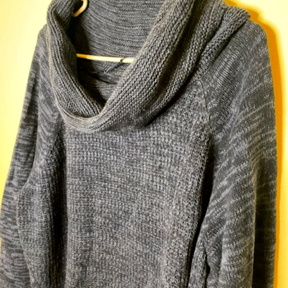 Plus Size, Loose Knit Sweater, Blue, 3XL